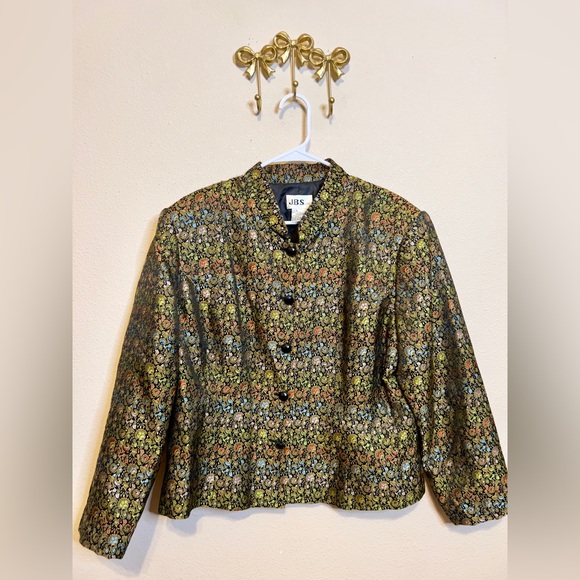 J.B.S. Jackets & Blazers - J.B.S. Women's Floral Patterned Blazer. Size XL